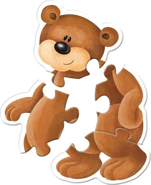 Puzzle për fëmijë Promatek First Puzzles Animals 1, 6 kafshë, 2-4 pjesë