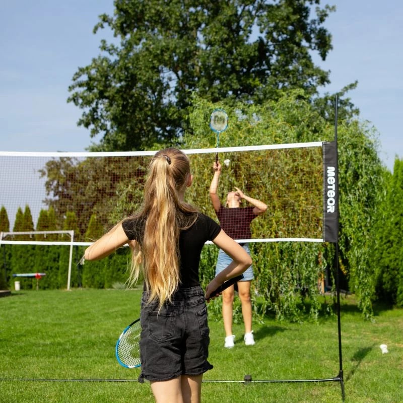 Rrjetë badminton Meteor, unisex, e kuqe