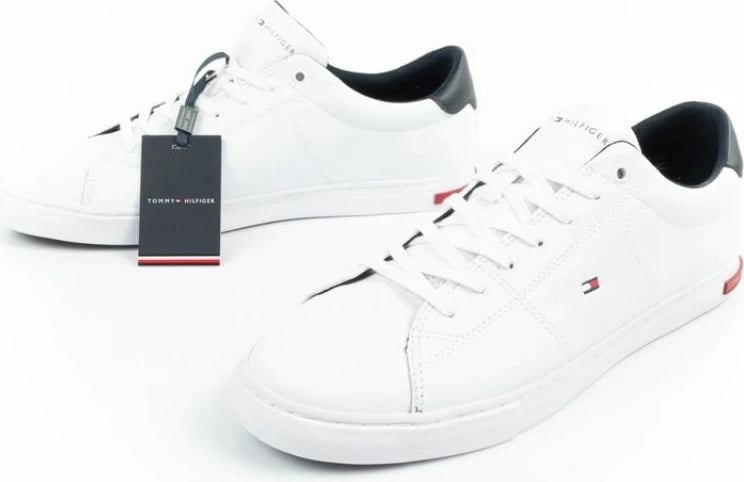Këpucë për meshkuj Tommy Hilfiger, të bardha