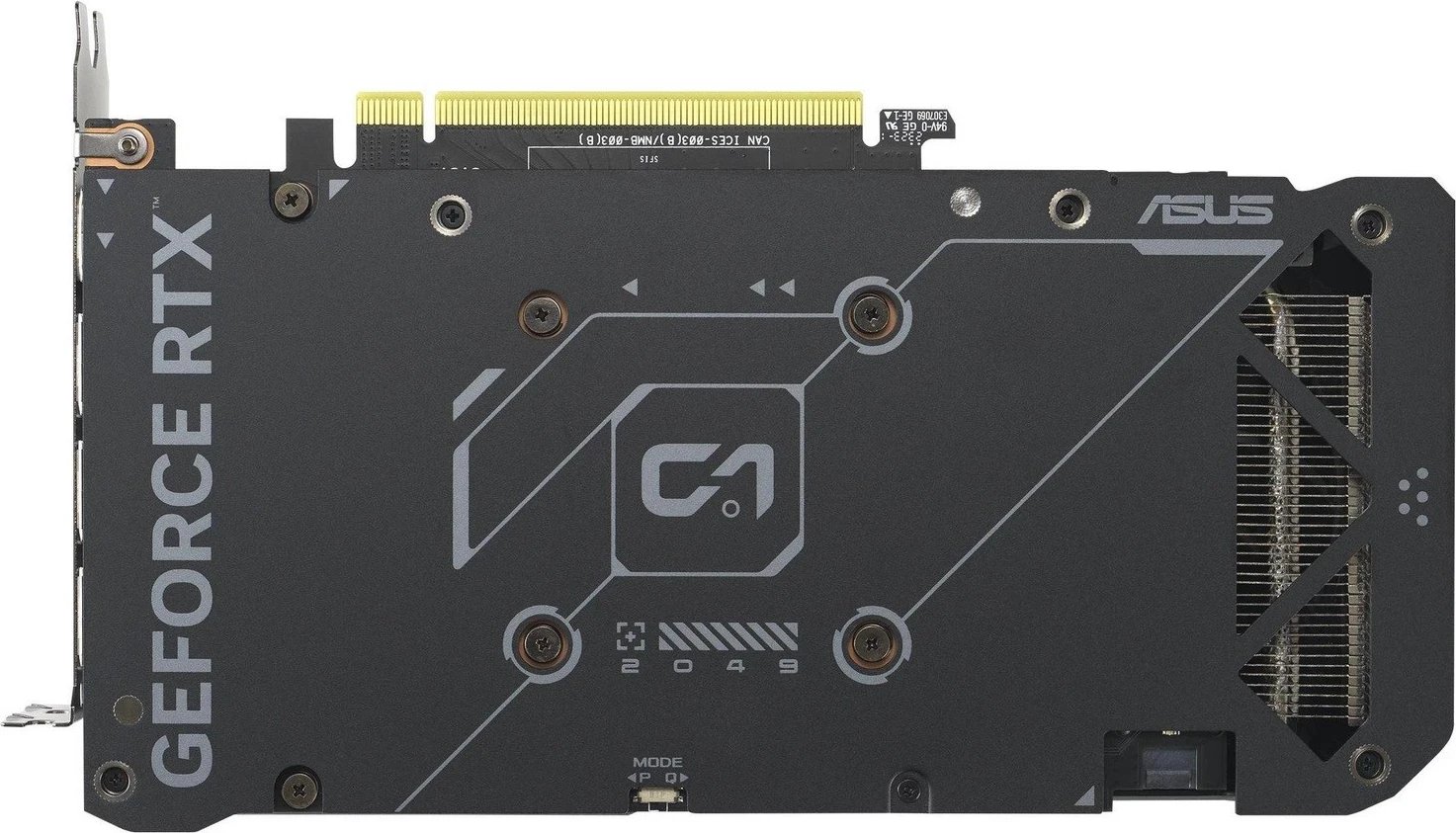 Kartelë grafike ASUS GeForce RTX 4060 Ti DUAL 16GB OC DLSS 3, e zezë