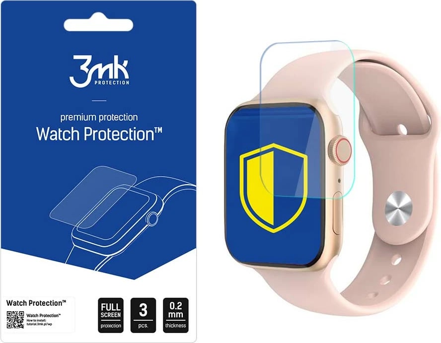 Folje mbrojtëse për smartwatch 3mk Protection Watch Protection ARC+ për Kiano Watch Active, Transparent