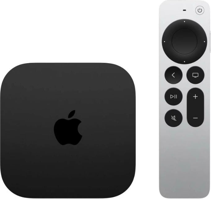 Apple TV 4K, 64GB, gjenerata e 3-të, e zezë