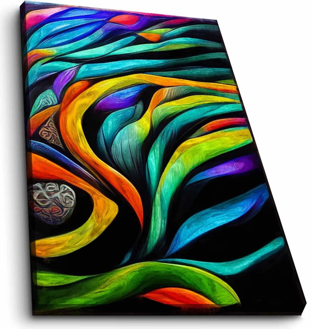 Pikturë dekorative në kanavacë, shumëngjyrëshe, 45x70cm, Wallity 4570NISC-001