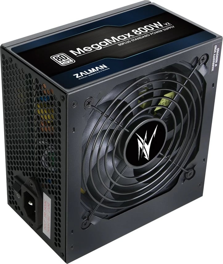 Kasë furnizimi Zalman MegaMax 800W V2 ZM800-TXII, 80 PLUS, e zezë