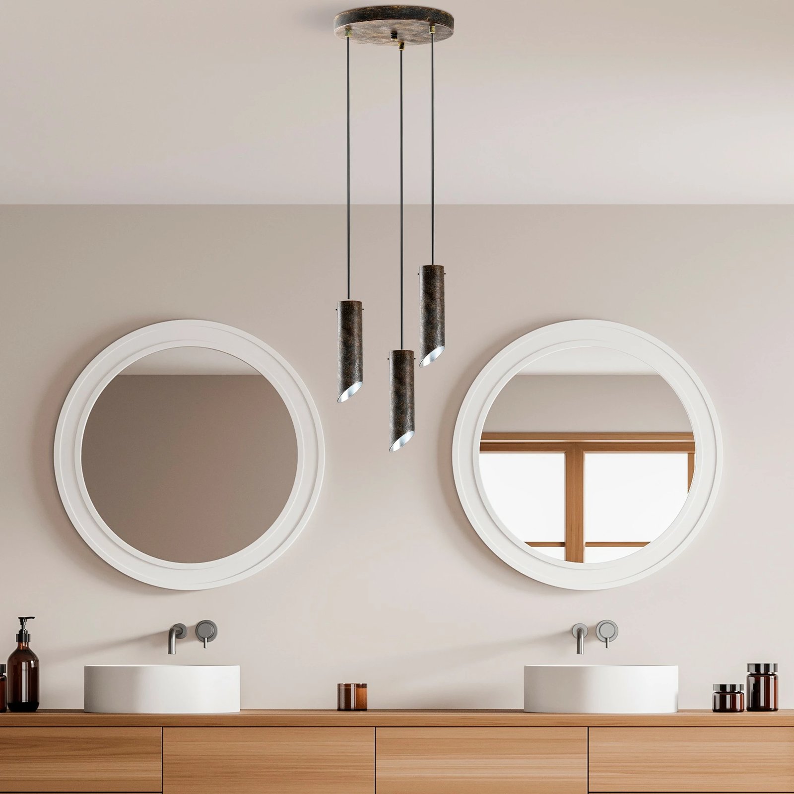 Llambë tavani Opviq, model KESIK-6916-RETRO, ngjyrë antike