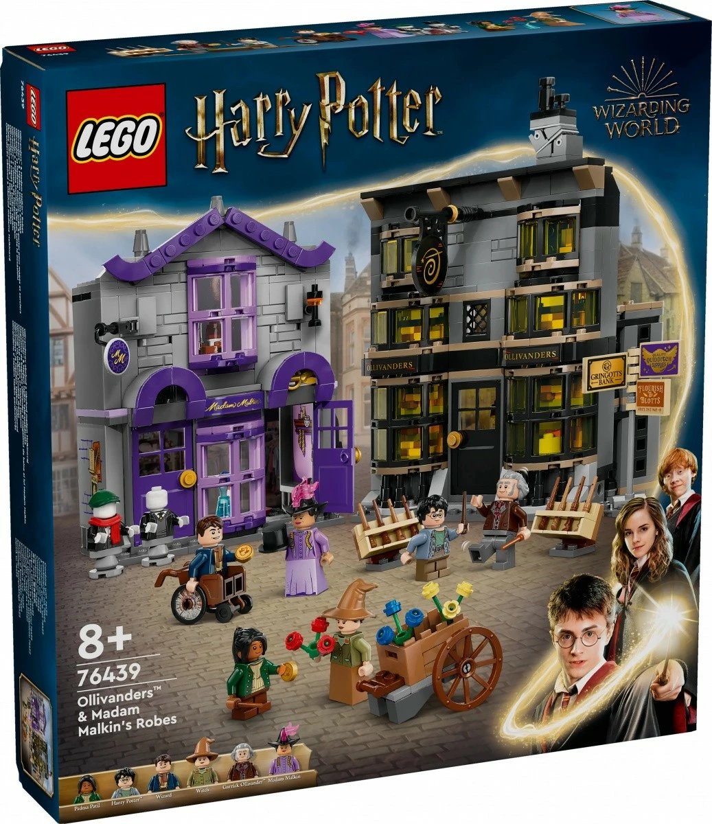 Set LEGO Harry Potter 76439 Ollivander's & Madame Malkin's, 744 pjesë