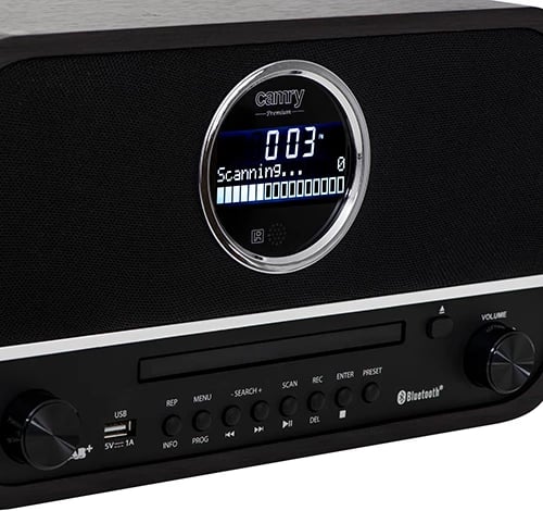 Radio retro, Adler, CR 1182, DAB+ FM CD Bluetooth USB AUX 2x15W stereo, kafe