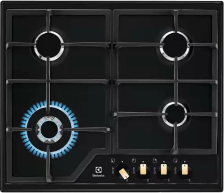 Pllakë gazi Electrolux EGS6436RK, 4 zona, e zezë
