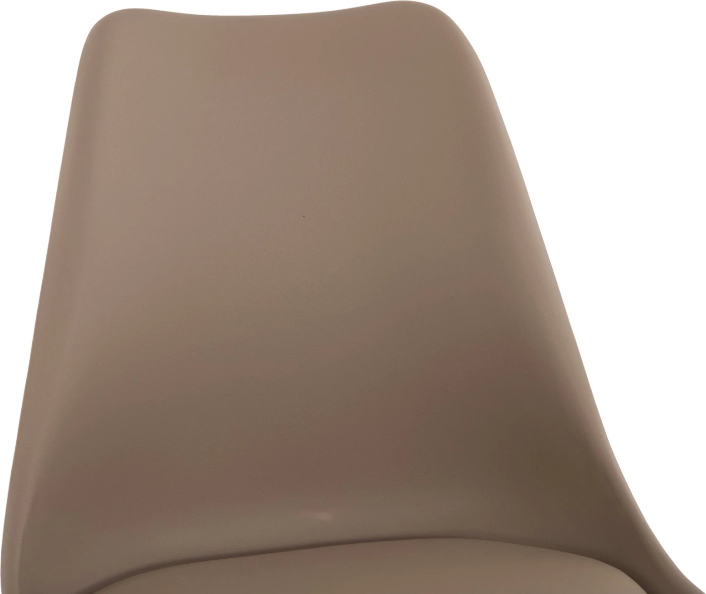 Karrige për bar VEGAS FH8000.55, lartësi mesatare, polipropilenë ngjyrë kapuçino, dru ahu natyral, 47x58x103H cm., set prej 4 copë