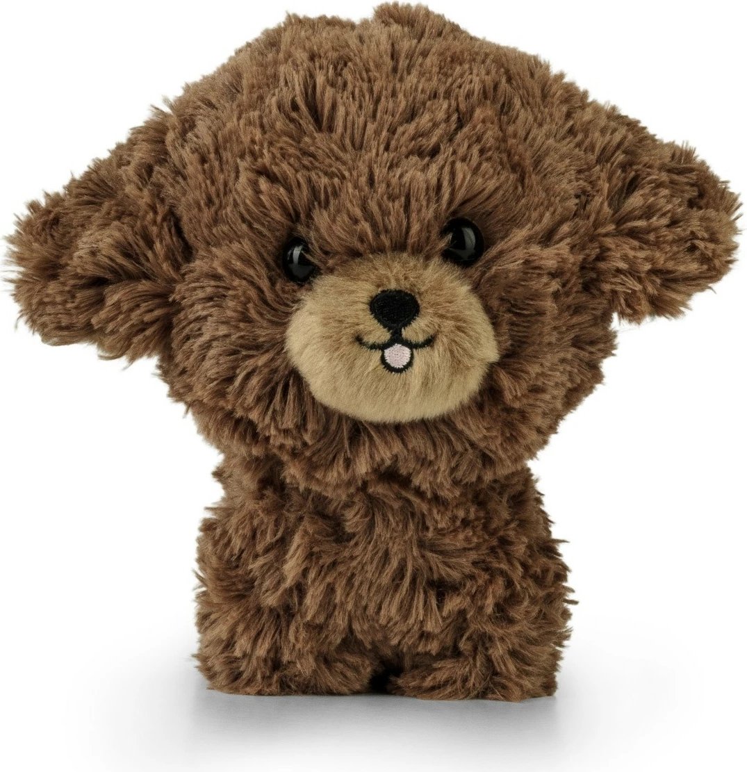 Lodër pelushi qenush Daffi Teddy Pets Poodle, kafe, 19cm