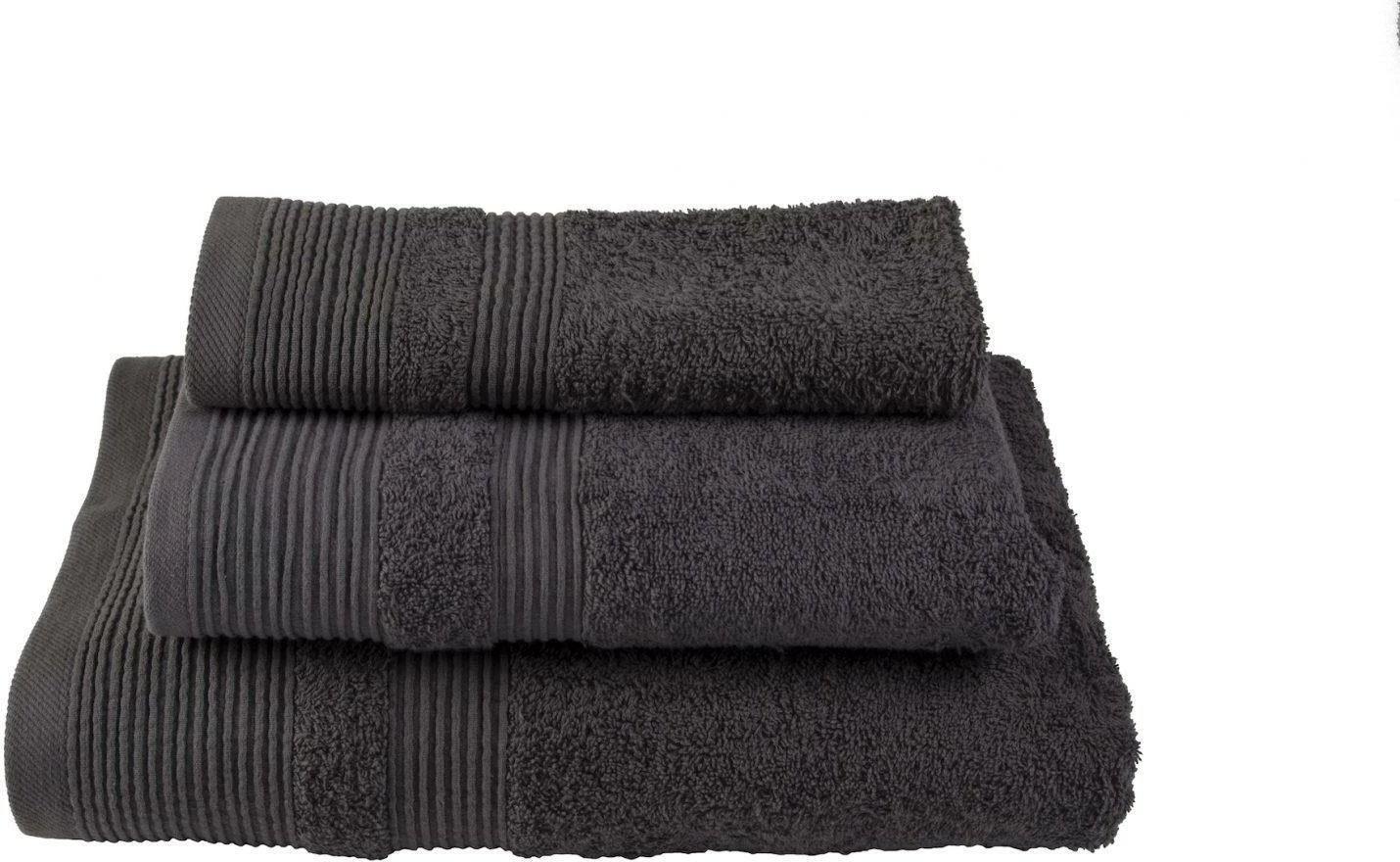 Peshqir ASTRON-HOME ITALY Prestige, 100% pambuk, 70x140cm, Gri e Errët