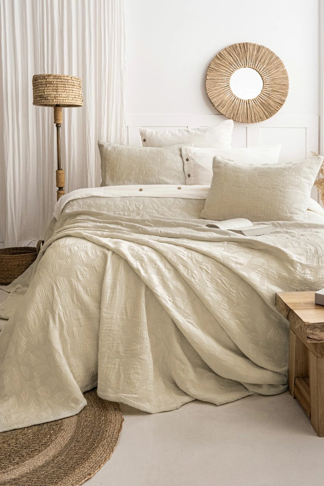 Set mbulesë krevati dopio, L'essentiel, Bambi, bezhë