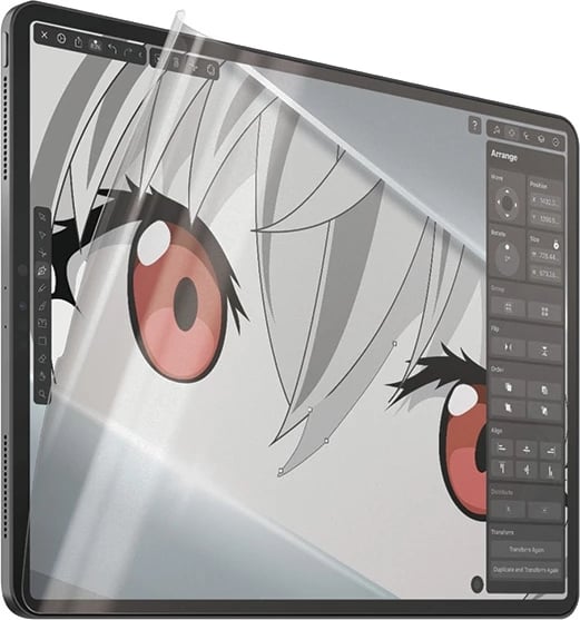 Folje mbrojtëse PanzerGlass GraphicPaper për iPad Pro 12.9" (2018-2022), antibakteriale, me filtër kundër reflektimit
