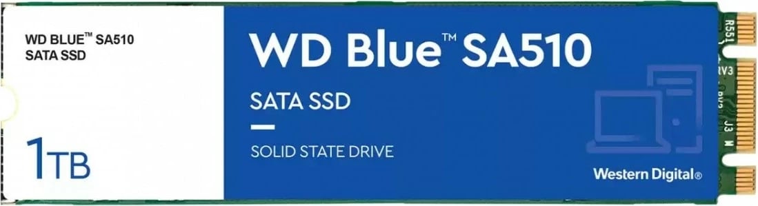 SSD Western Digital Blue SA510, 1TB, M.2 2280, SATA III