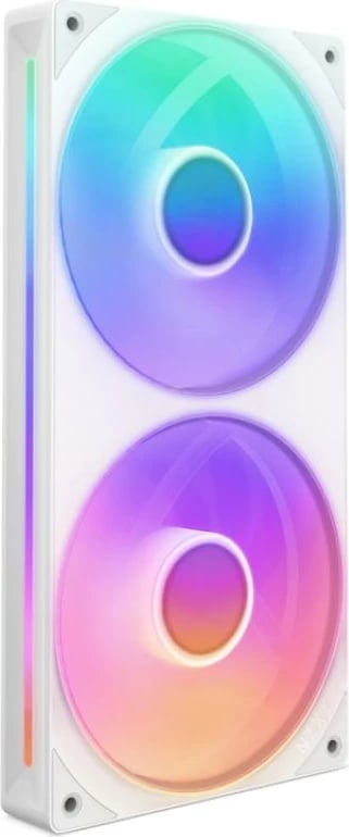 Ventilator kasë NZXT F Series F240 RGB Core Single-Frame, RF-U24HF-W1 (RFU24HFW1), 240mm, i bardhë