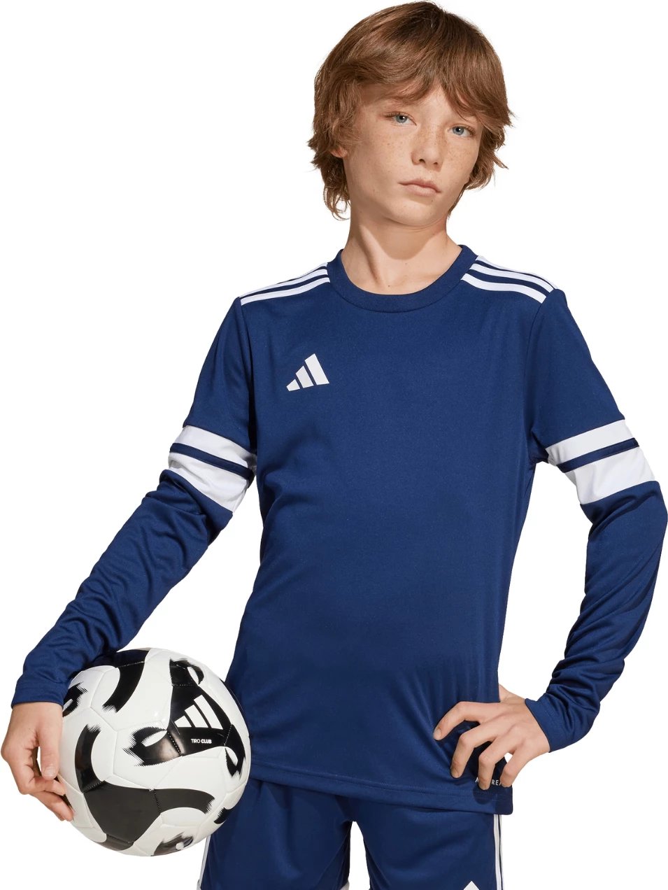 Maicë me mëngë të gjata për fëmijë adidas, navy