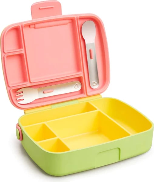 Kuti ushqimi për fëmijë Munchkin Lunch Bento Box with Stainless Steel Utensils