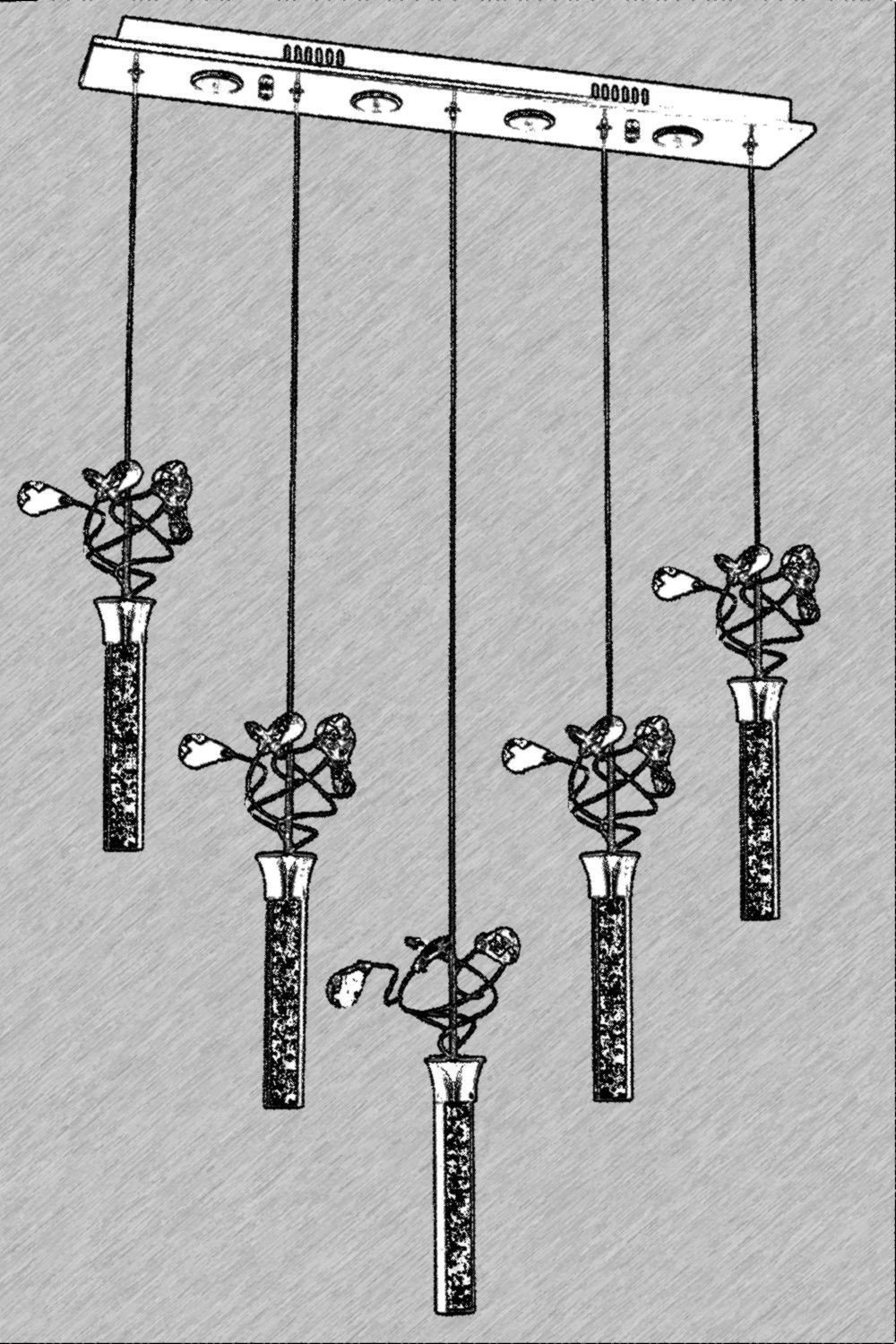 Llambadar Opviq, krom, AV-1753-5KY