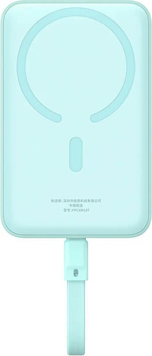 Powerbank Baseus Magnetic Mini 10000mAh, 30W, MagSafe, USB-C, blu