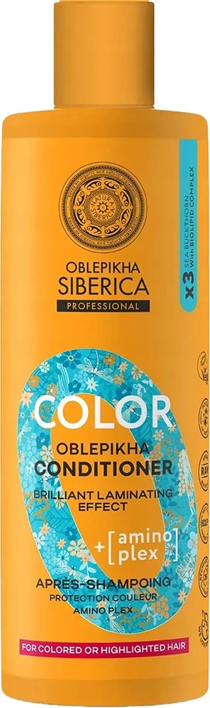 Kondicioner për flokë të ngjyrosura Natura Siberica Oblepikha Color për femra, 400ml
