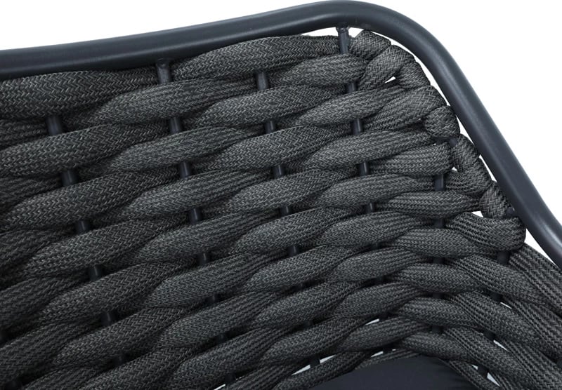 Karrige për bar Zuki alumini, e grisë, me jastëk, 55x54x109cm