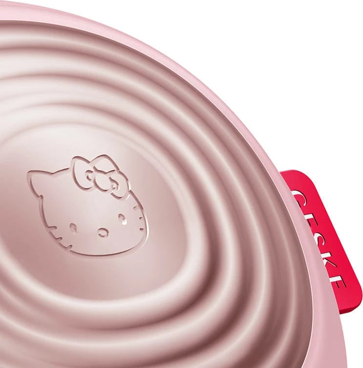 Furçë sonike për fytyrë Geske HK000008PI01 5-në-1 me aplikacion, Hello Kitty, rozë