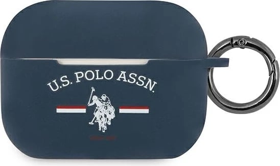 Mbështjellës U.S. Polo Assn. USP000114 për AirPods Pro, silikon, blu navy