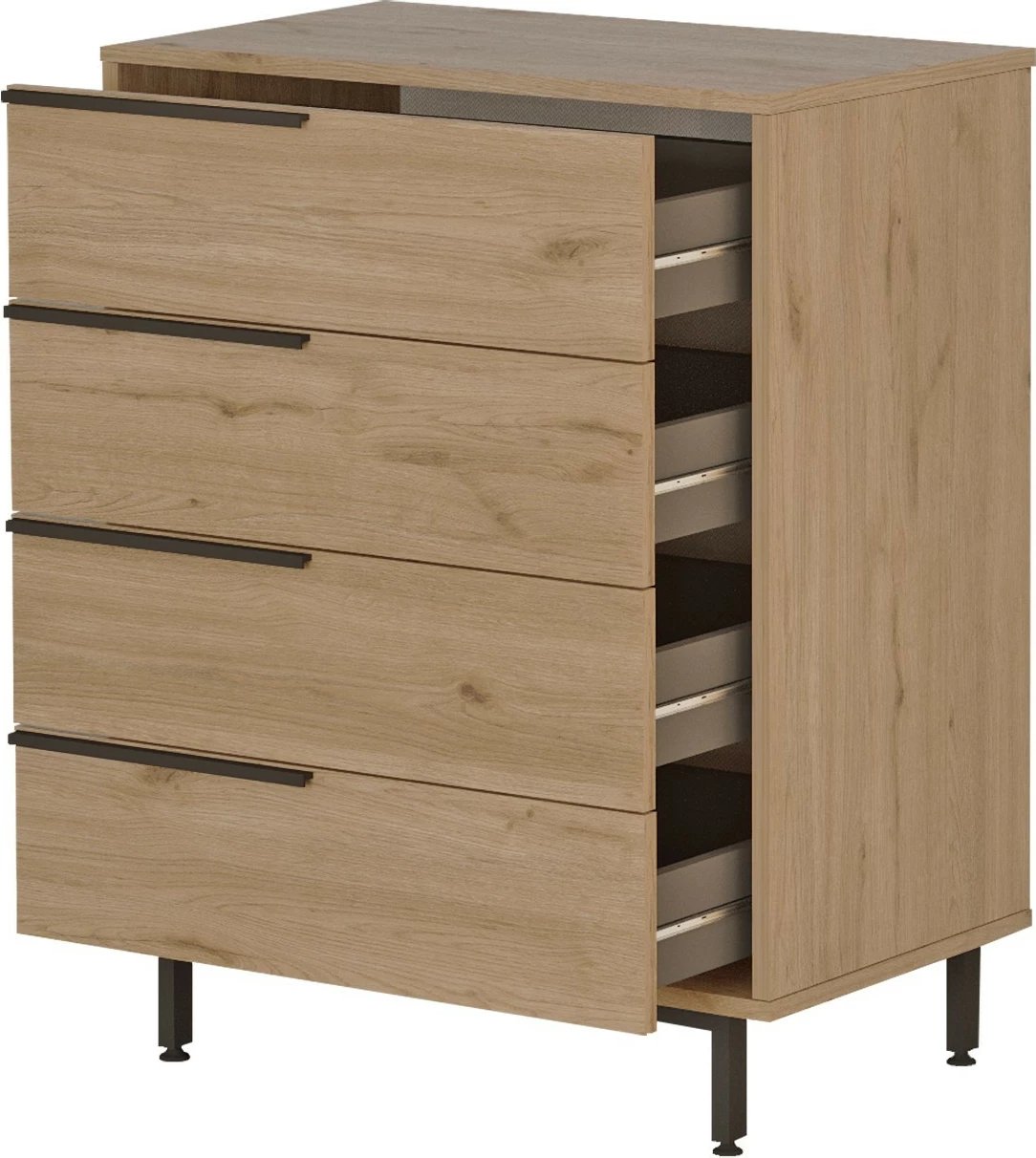 Komodë Hanah Home, On17-S, ngjyrë arre