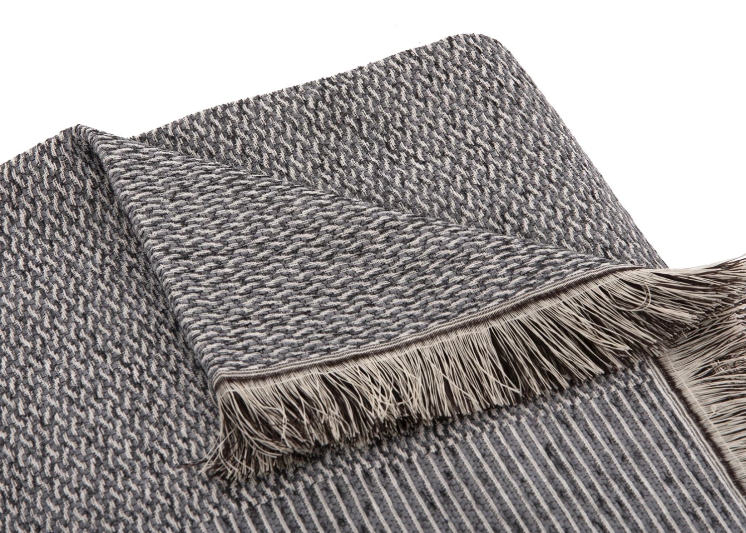 Mbulesë divani me thekë DREAMTOPIA FH12164.02 ngjyrë gri e errët 178x178 cm