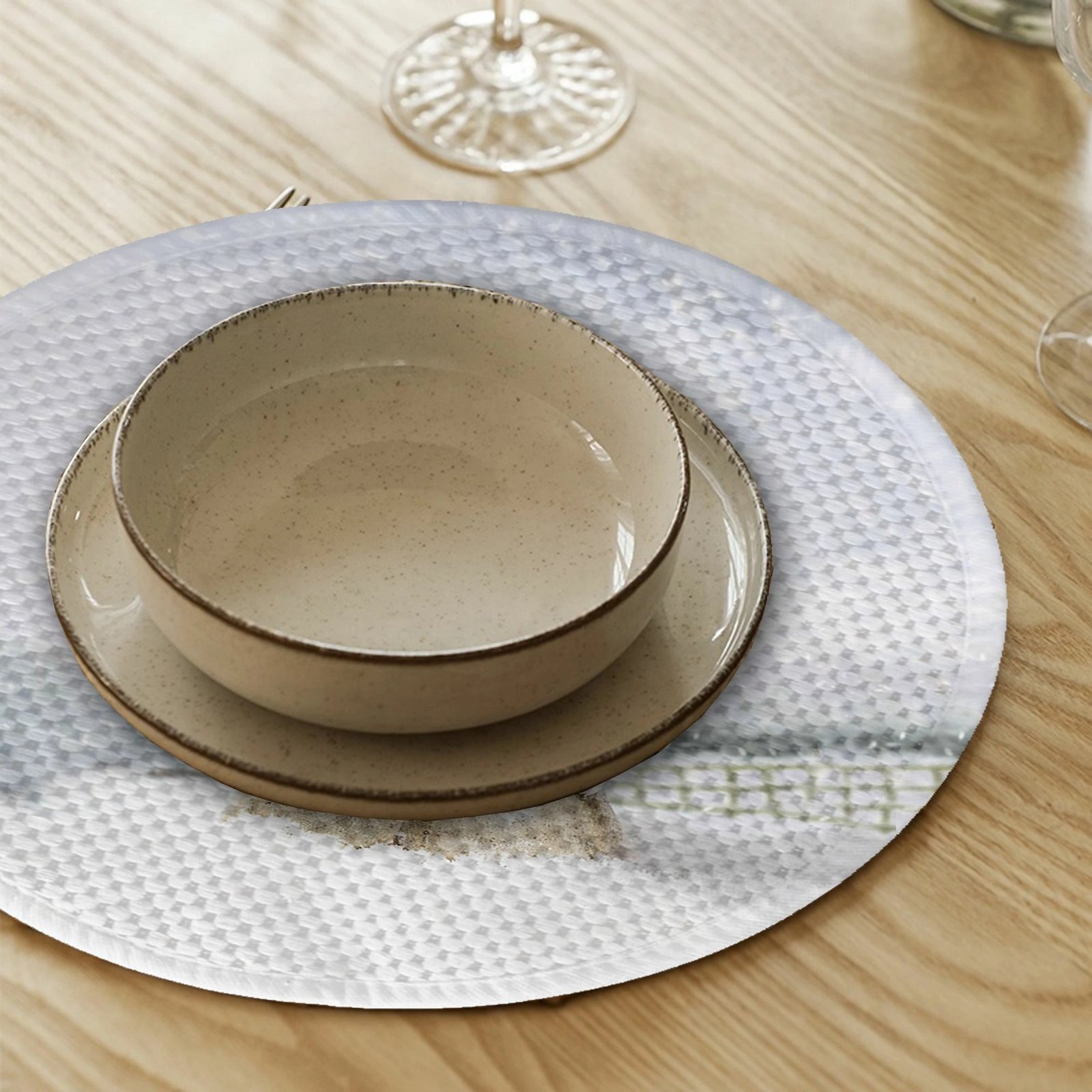 Set nënshtrues tavoline Hermia Concept, shumëngjyrësh, 4 copë, 37cm