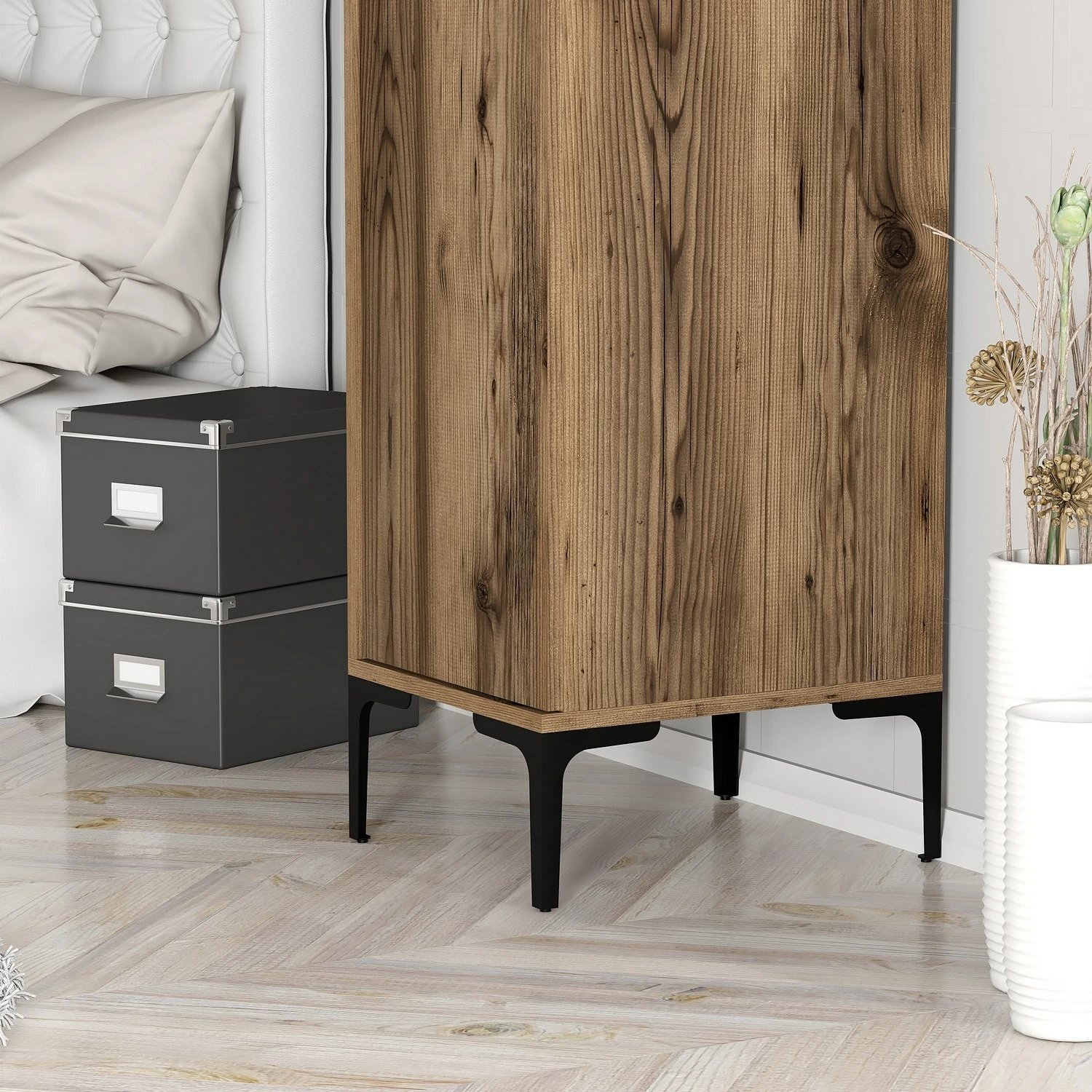 Dollap Hanah Home, Kumsal S, ngjyrë arre