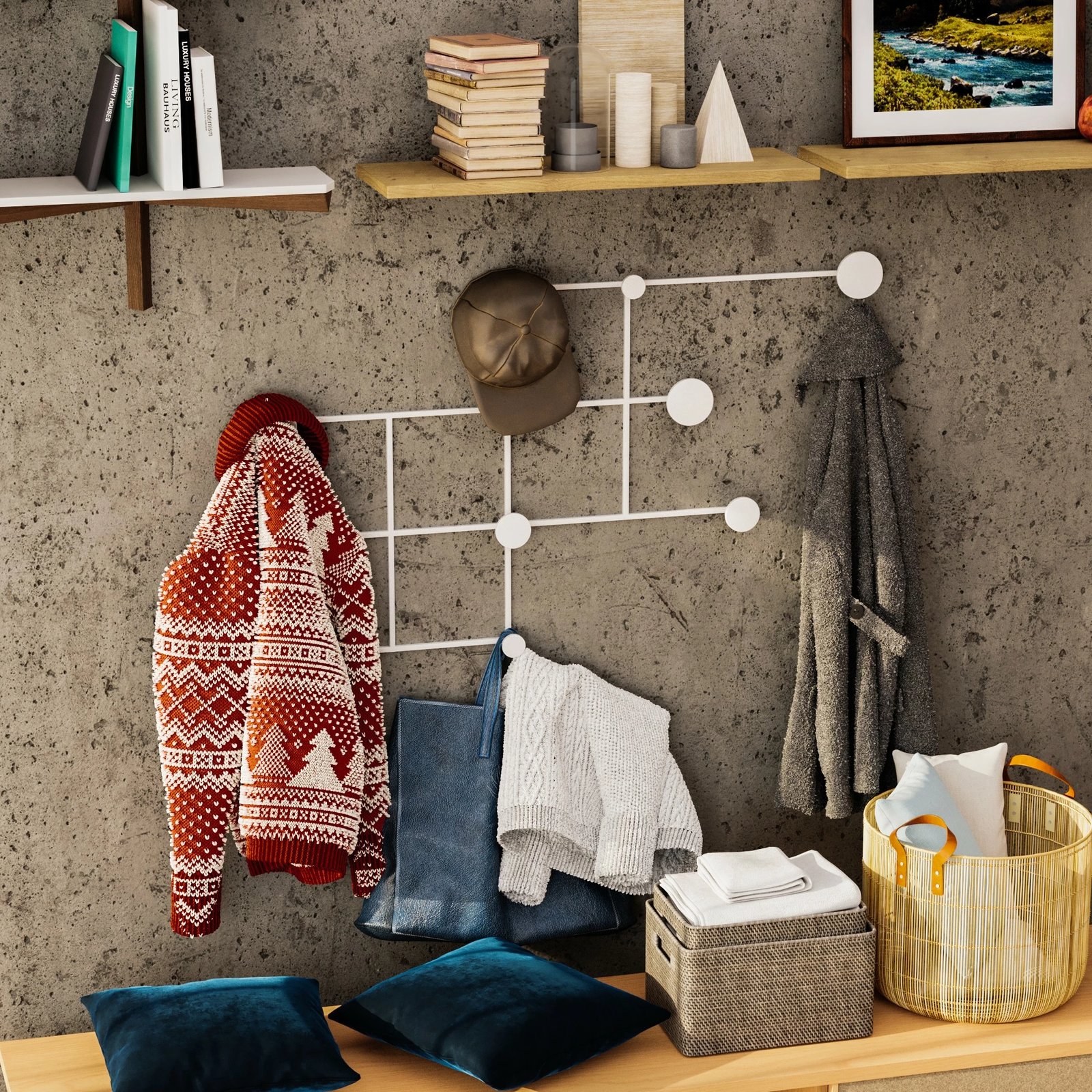 Varëse muri metalike Wallity, Fatara-B, e bardhë