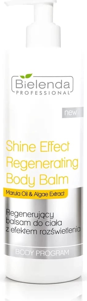 Balsam trupi për femra Bielenda Professional Shine Effect Regenerating Body Balm, 500ml