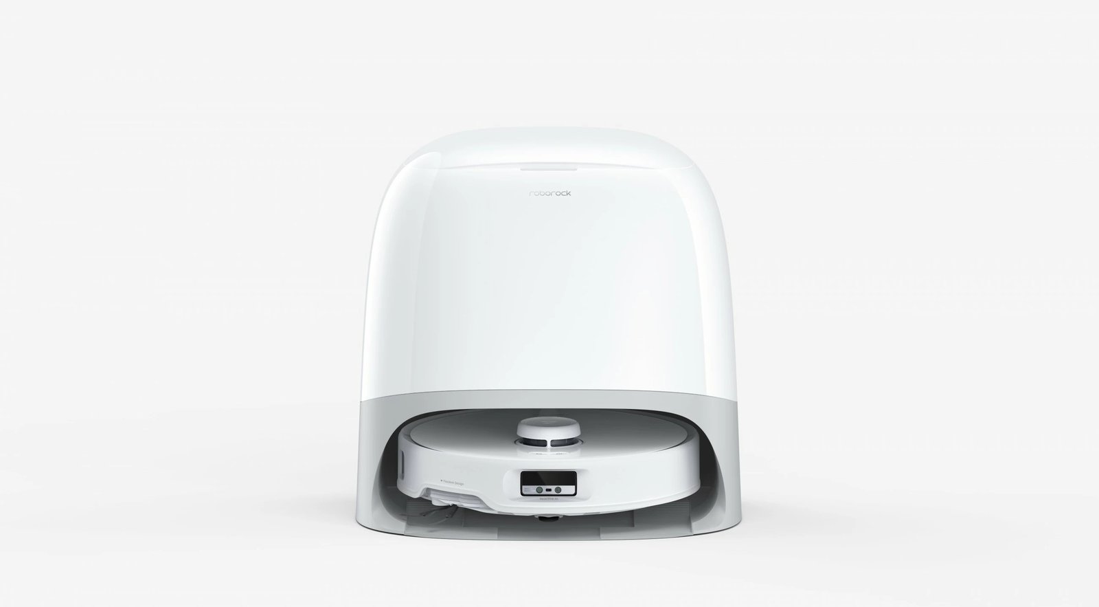 Robot fshesë Roborock Q Revo Curv, 0.325L, 2.5L bazë, i bardhë