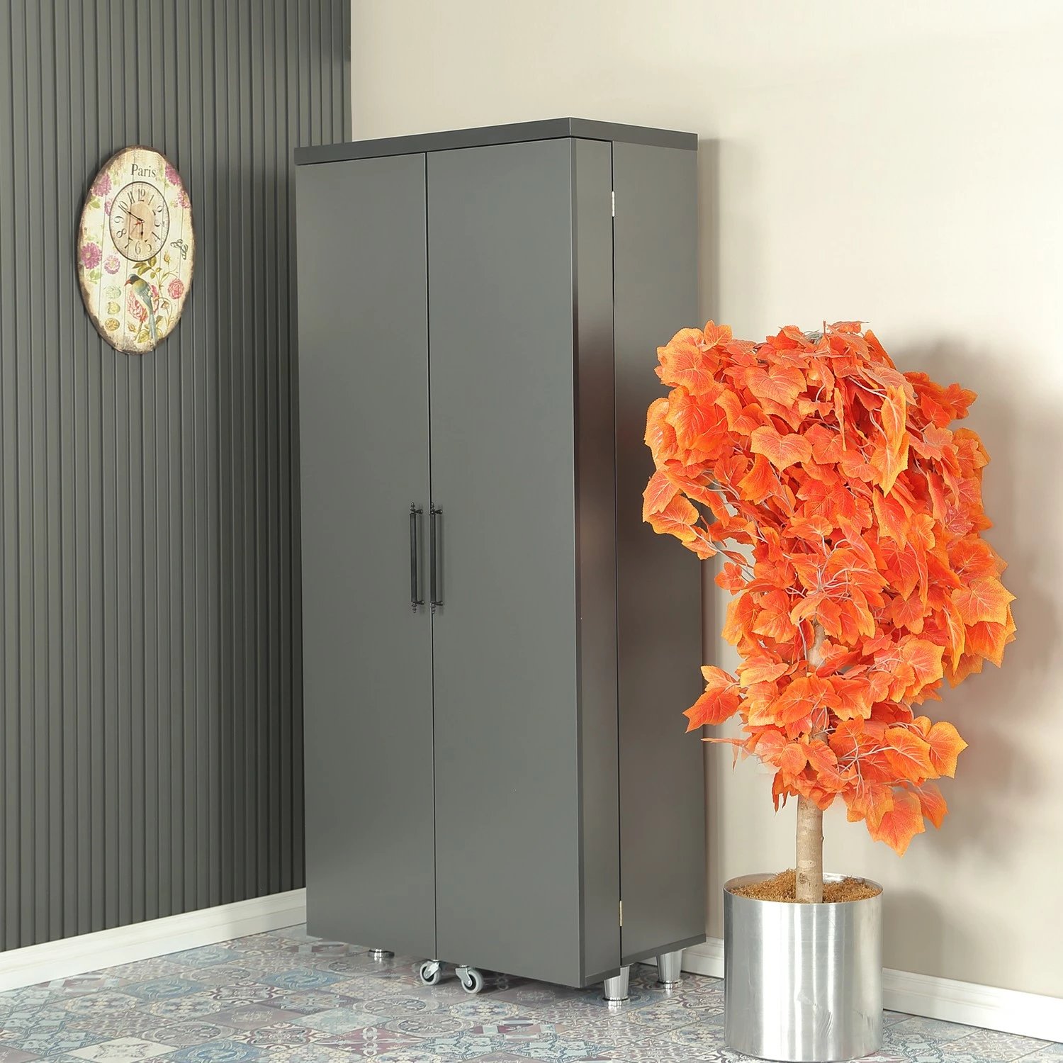 Dollap shumëpërdorimësh Hanah Home, Guzzo, ngjyrë antracit