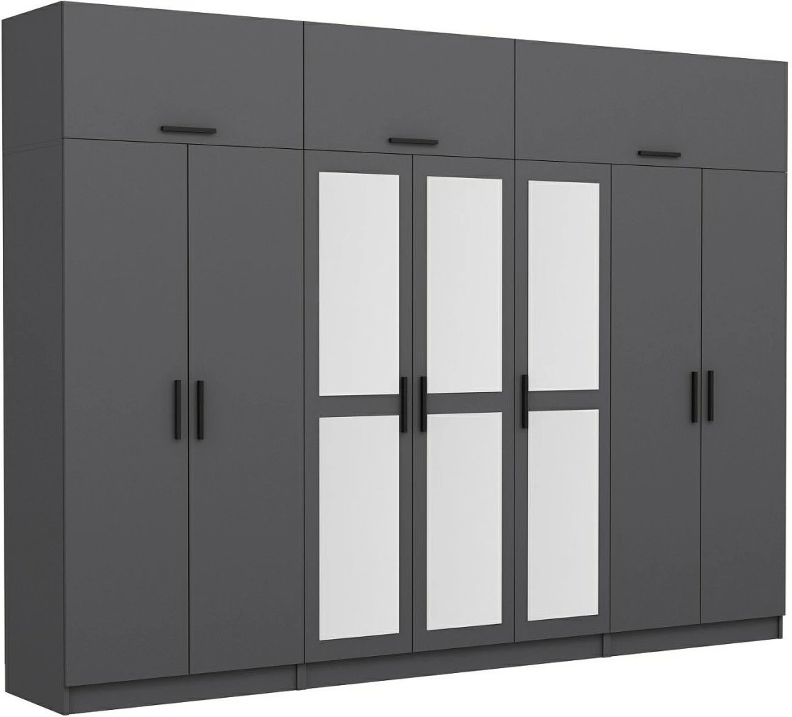 Dollap Skye Decor, ngjyrë antracit, 5190