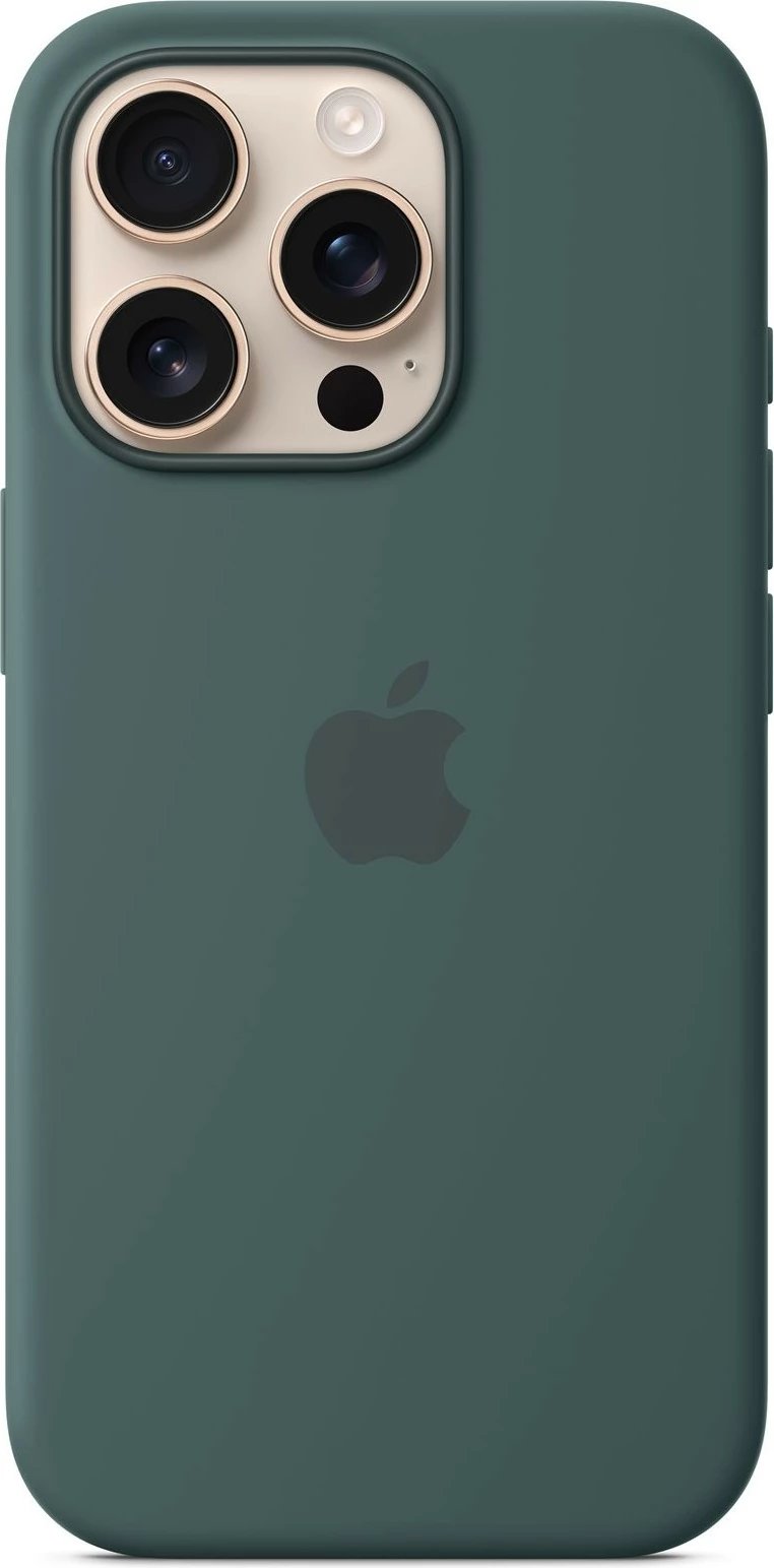 Apple iPhone 16 Pro - Silicone Case with MagSafe - Lake green
