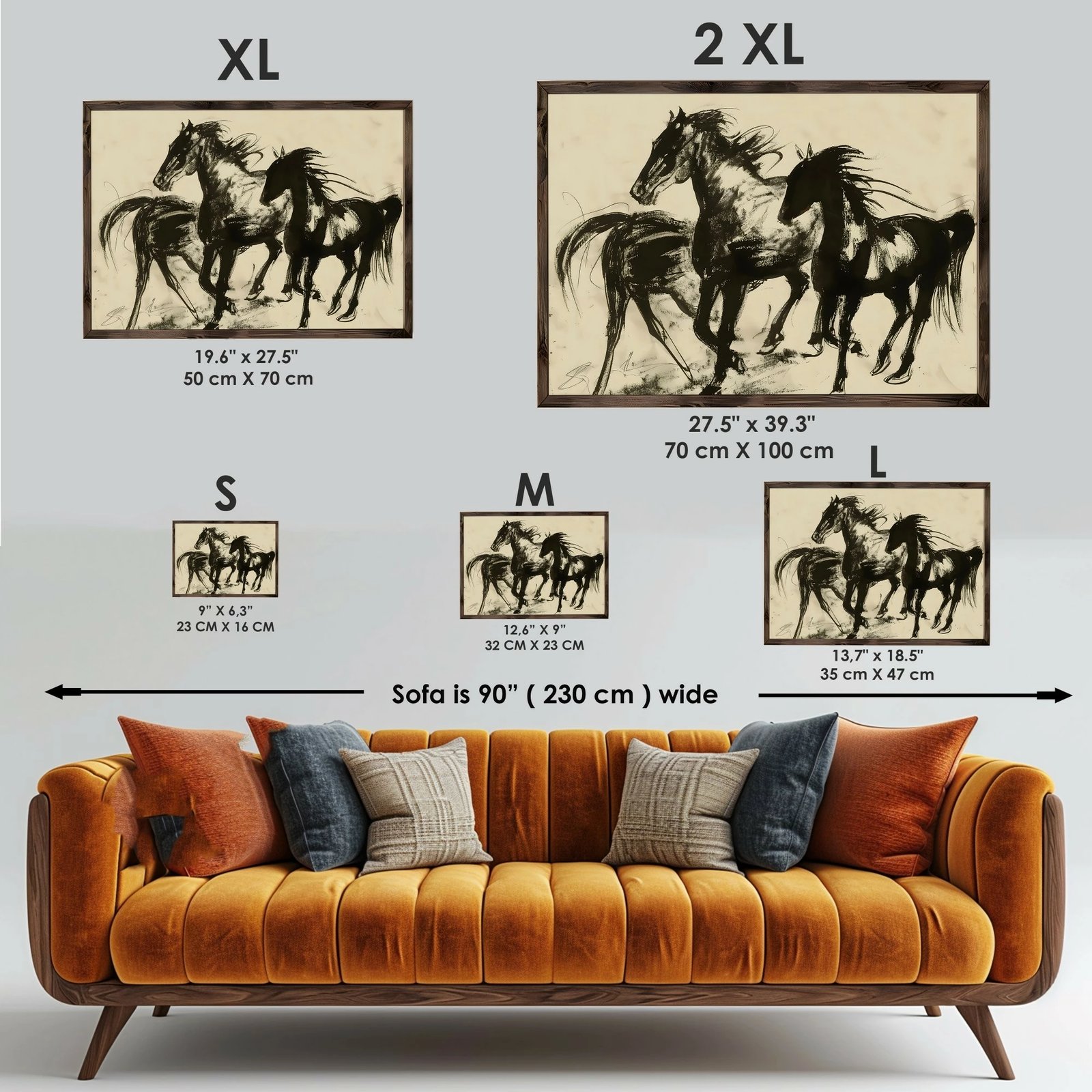 Pikturë dekorative me kornizë, MDF, shumëngjyrëshe, Wallity, GE167-L