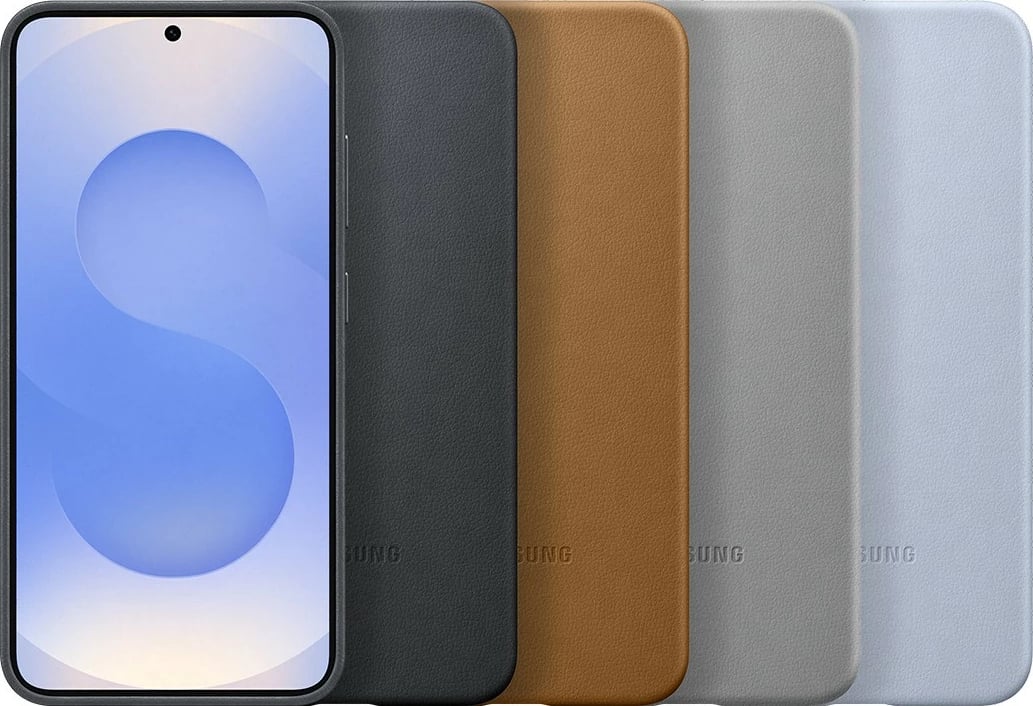 Mbështjellës Samsung Galaxy S25, Kindsuit, 15.8 cm (6.2"), Lëkurë sintetike, Ngjyrë e kaltër