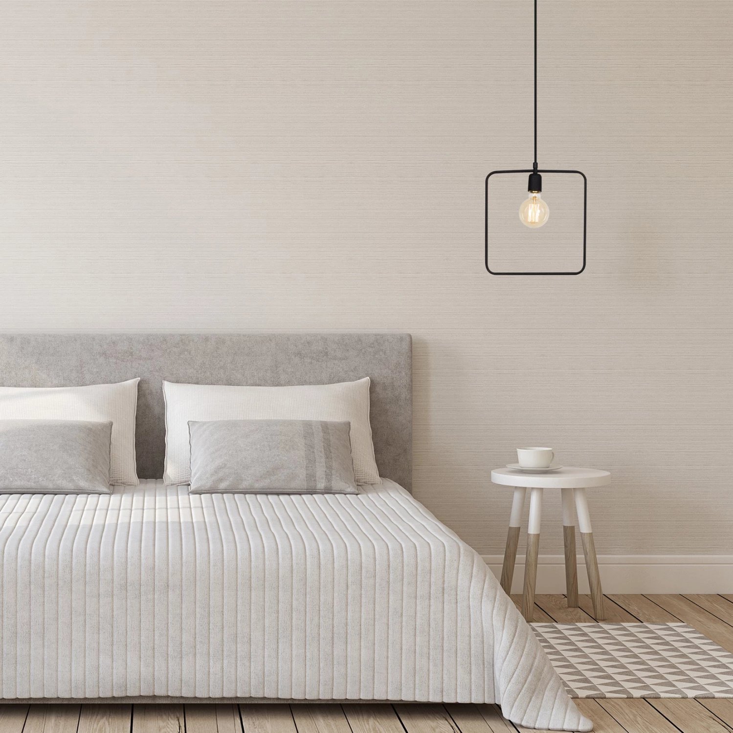 Llambë varëse metalike e zezë FH7257 30Χ6Χ123 cm Llambë varëse metalike e zezë FH7257 30Χ6Χ123 cm