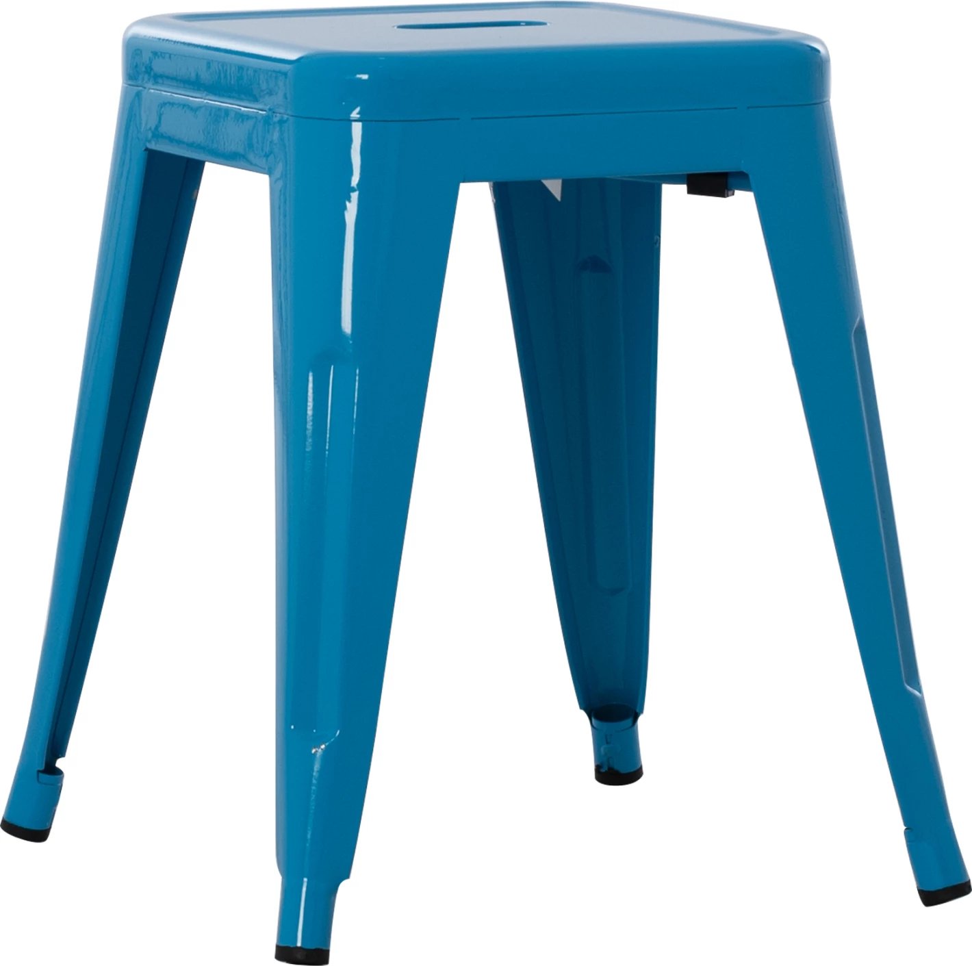 Karrige për bar MELITA FH0096.48 metalike, ngjyrë blu, 39x39x46H cm.