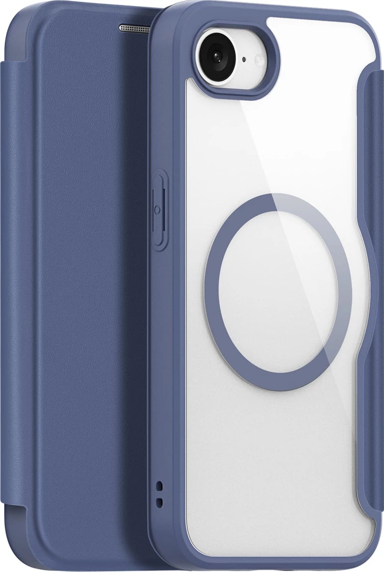 Mbështjellës Dux Ducis Skin X Pro për iPhone 16e, me MagSafe, i kaltër
