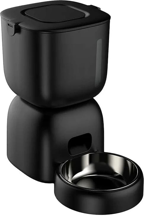 Shpërndarës automatik ushqimi për kafshë Petwant F14-L(BAS) Wifi, 3L, i zi