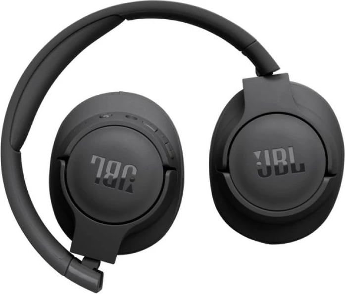 Kufje pa tela, JBL, Tune 720BT (JBLT720BTBLK), Bluetooth 5.3, deri 76h bateri, e zezë