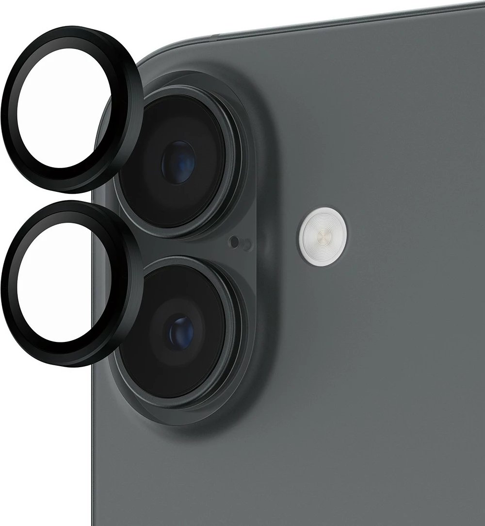 Mbështjellës PanzerGlass Hoops për kamera iPhone 17/16/16 Plus, zi