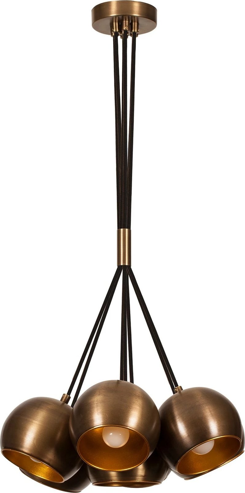 Llambë tavani vintage Sivani MR-626, ngjyrë bakri, trup metalik