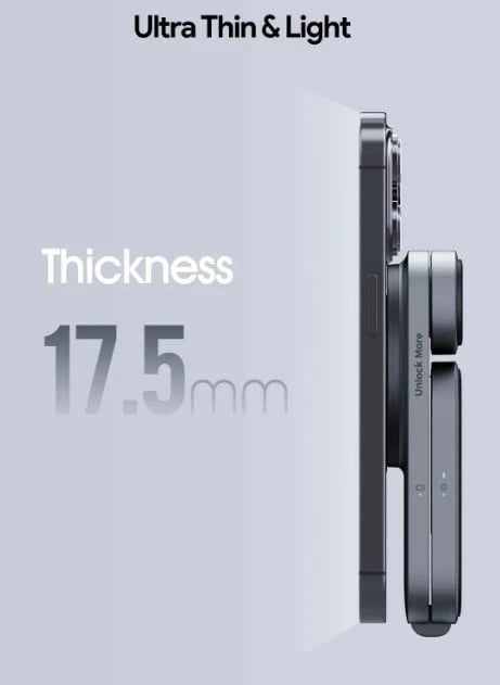 Stacion karikimi wireless 3-në-1 AUKEY LC-MC312 MagFusion Z Qi2, i palosshëm, i zi