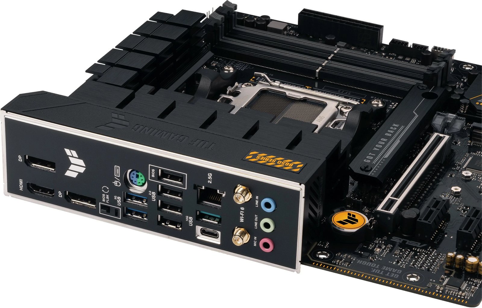 Pllakë amë ASUS TUF GAMING B650M-E WIFI, AMD, Socket AM5, DDR5, 128 GB, e zezë