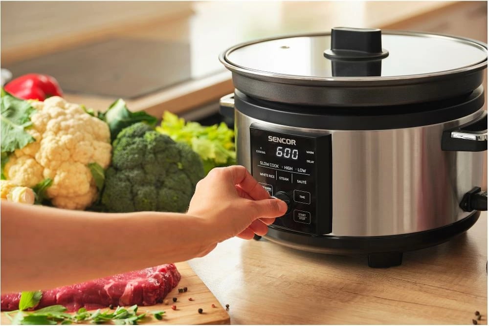 Tenxhere për gatim të ngadaltë Sencor SPR 5520SS, 5.5l