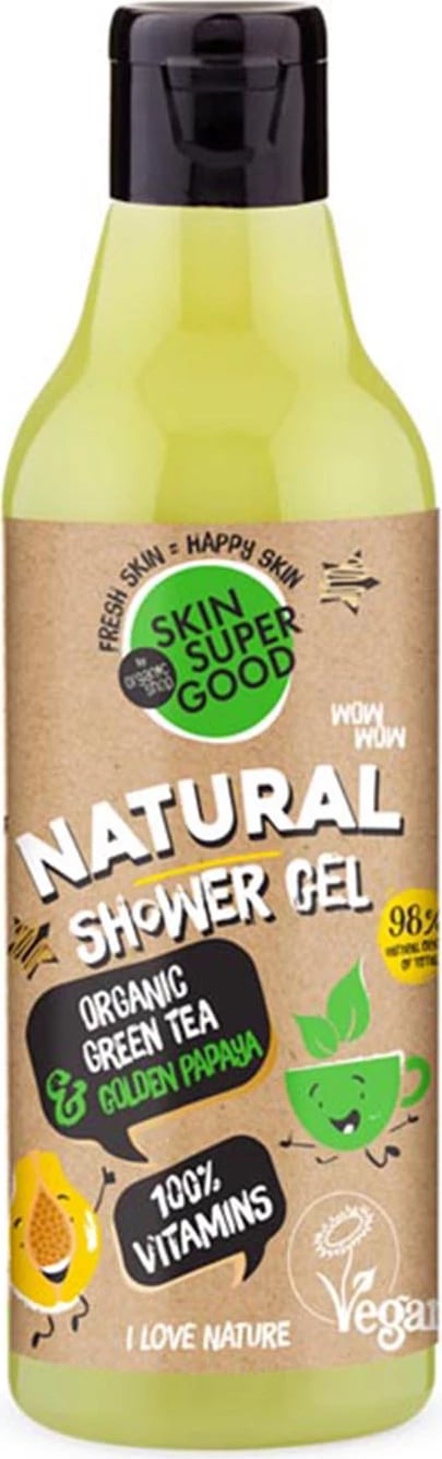 Xhel dushi Natura Siberica Skin Super Good Green Tea 250ml